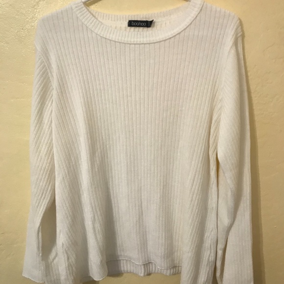 Boohoo White Sweater - Picture 1 of 2